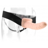 Полый страпон 8  Hollow Strap-On телесного цвета - 19 см. - Pipedream - купить с доставкой в Пушкино