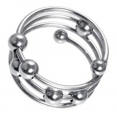 Большое металлическое кольцо под головку пениса - ToyFa - купить с доставкой в Пушкино
