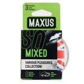 Презервативы в пластиковом кейсе MAXUS AIR Mixed - 3 шт. - Maxus - купить с доставкой в Пушкино