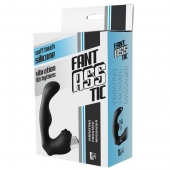 Черный вибромассажер простаты FantASStic Vibrating Prostate Massager - 11,3 см. - Dream Toys - в Пушкино купить с доставкой