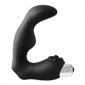 Черный вибромассажер простаты FantASStic Vibrating Prostate Massager - 11,3 см. - Dream Toys - в Пушкино купить с доставкой