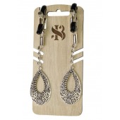 Изысканные зажимы на соски с подвесками  Шахерезада - Sitabella - купить с доставкой в Пушкино