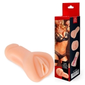 Телесный реалистичный мастурбатор в виде вагины - Bior toys - в Пушкино купить с доставкой