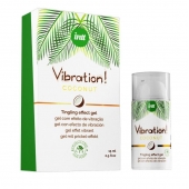 Возбуждающий гель с ароматом кокоса Vibration Coconut - 15 мл. - INTT - купить с доставкой в Пушкино