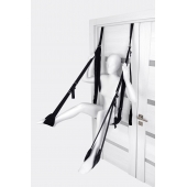 Черные секс-качели на дверь Anonymo №0505 - ToyFa - купить с доставкой в Пушкино