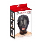 Маска-шлем с отверстием для рта и съемными шорами - Fetish Tentation - купить с доставкой в Пушкино