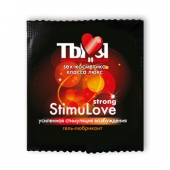 Разогревающий гель-лубрикант Stimulove Strong в одноразовой упаковке - 4 гр. - Биоритм - купить с доставкой в Пушкино