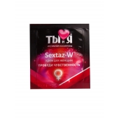Возбуждающий крем для женщин Sextaz-W в одноразовой упаковке - 1,5 гр. - Биоритм - купить с доставкой в Пушкино