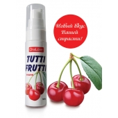 Гель-смазка Tutti-frutti с вишнёвым вкусом - 30 гр. - Биоритм - купить с доставкой в Пушкино