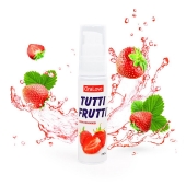 Гель-смазка Tutti-frutti с земляничным вкусом - 30 гр. - Биоритм - купить с доставкой в Пушкино