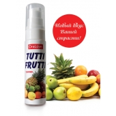 Гель-смазка Tutti-frutti со вкусом тропических фруктов - 30 гр. - Биоритм - купить с доставкой в Пушкино