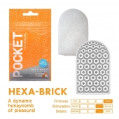 Карманный мастурбатор HEXA-BRICK - Tenga - в Пушкино купить с доставкой