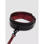 Стильный ошейник с поводком Reversible Faux Leather Collar and Lead - Fifty Shades of Grey - купить с доставкой в Пушкино