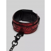 Красно-черные оковы Reversible Faux Leather Ankle Cuffs - Fifty Shades of Grey - купить с доставкой в Пушкино