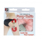 Металлические наручники с розовой меховой опушкой METAL HANDCUFF WITH PLUSH PINK - Dream Toys - купить с доставкой в Пушкино