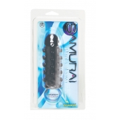 Дымчатая стимулирующая насадка с закрытой головкой SAMURAI PENIS SLEEVE BLACK - 14,5 см. - NMC - в Пушкино купить с доставкой