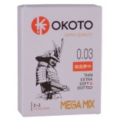 Набор из 4 презервативов OKOTO MegaMIX - Sitabella - купить с доставкой в Пушкино