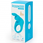 Голубое эрекционное виброкольцо Happy Rabbit Rechargeable Rabbit Cock Ring - Happy Rabbit - в Пушкино купить с доставкой