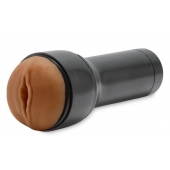 Коричневый мастурбатор-вагина Feel Stroker - Kiiroo - в Пушкино купить с доставкой