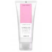 Смазка на водной основе Mixgliss Sweet с ароматом бабл-гам - 70 мл. - Mixgliss - купить с доставкой в Пушкино