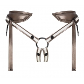 Бронзовый пояс для насадок Desirous Harness - Strap-on-me - купить с доставкой в Пушкино