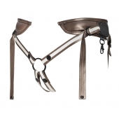 Бронзовый пояс для насадок Desirous Harness - Strap-on-me - купить с доставкой в Пушкино