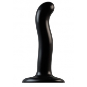 Черный фаллоимитатор-насадка Strap-On-Me P G spot Dildo size S - 16,4 см. - Strap-on-me - купить с доставкой в Пушкино