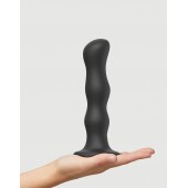 Черная насадка Strap-On-Me Dildo Geisha Balls size XL - Strap-on-me - купить с доставкой в Пушкино