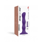 Фиолетовая насадка Strap-On-Me Dildo Geisha Balls size XL - Strap-on-me - купить с доставкой в Пушкино