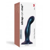 Темно-синяя насадка Strap-On-Me Dildo Plug Snaky size M - Strap-on-me - купить с доставкой в Пушкино