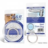 Стальное эрекционное кольцо STEEL COCK RING - 4.5 см. - BlueLine - в Пушкино купить с доставкой
