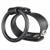 Двойное кольцо выносливости на пенис DUAL STAMINA RING - BlueLine - в Пушкино купить с доставкой