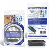 Кольцо на пенис из искусственной кожи на липучке VELCRO COCK RING - 5 см. - BlueLine - в Пушкино купить с доставкой