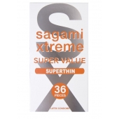 Ультратонкие презервативы Sagami Xtreme Superthin - 36 шт. - Sagami - купить с доставкой в Пушкино