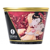 Массажная  свеча Sparkling Strawberry Wine с ароматом клубничного вина - 170 мл. - Shunga - купить с доставкой в Пушкино