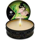 Массажная свеча Exotic Green Tea с ароматом зелёного чая - 30 мл. - Shunga - купить с доставкой в Пушкино