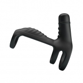 Черная вибронасадка на пенис Vibrating Penis Sling - Baile - в Пушкино купить с доставкой
