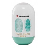 Бирюзовый мастурбатор-яйцо Twist Angel - Baile - в Пушкино купить с доставкой