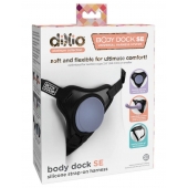 Черные трусики для страпона Body Dock SE на регулируемых ремнях - Pipedream - купить с доставкой в Пушкино
