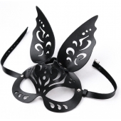 Черная ажурная маска  Зайка  с ушками - Crazy Handmade - купить с доставкой в Пушкино