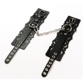 Узорчатые кожаные оковы с регулируемыми ремешками - Crazy Handmade - купить с доставкой в Пушкино