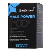 Капсулы для мужчин Erotichard male power - 20 капсул (0,370 гр.) - Erotic Hard - купить с доставкой в Пушкино