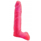 Розовая насадка-фаллос для трусиков Harness - 16,5 см. - LOVETOY (А-Полимер) - купить с доставкой в Пушкино