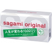 Ультратонкие презервативы Sagami Original 0.02 - 10 шт. - Sagami - купить с доставкой в Пушкино
