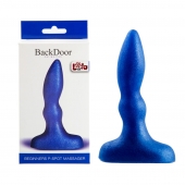Синий анальный стимулятор Beginners p-spot massager - 11 см. - Lola Games - в Пушкино купить с доставкой