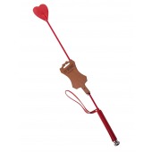 Стек с красным наконечником-сердечком - 70 см. - Sitabella - купить с доставкой в Пушкино
