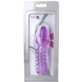 Фиолетовая насадка, удлиняющая половой член - 13,5 см. - Toyfa Basic - в Пушкино купить с доставкой