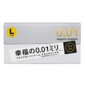 Презервативы Sagami Original 0.02 L-size увеличенного размера - 5 шт. - Sagami - купить с доставкой в Пушкино