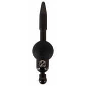 Черный уретральный вибростимулятор Vibrating Penis Plug - Orion - купить с доставкой в Пушкино