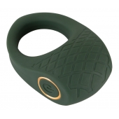 Зеленое эрекционное виброкольцо Luxurious Vibro Cock Ring - Orion - в Пушкино купить с доставкой